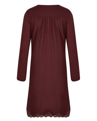 Nightdress long sleeves wellness Antigel Simply Perfect (Cappuccino)