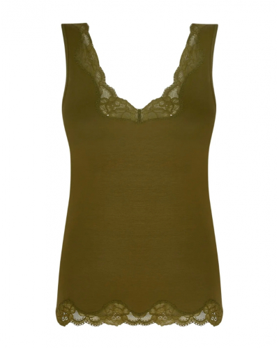 T-shirt sans manche Antigel Simply Perfect (Vert Mousse)