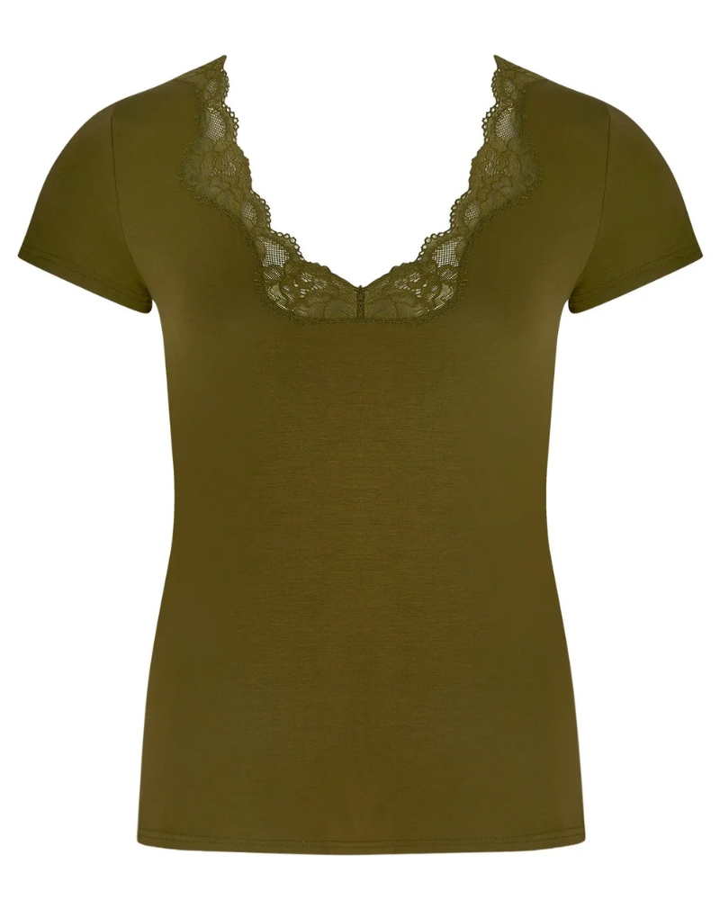Short-sleeved t-shirt Antigel Simply Perfect (Vert Mousse)