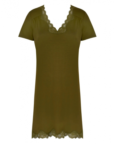 Short-sleeved nightdress Antigel Simply Perfect (Vert Mousse)