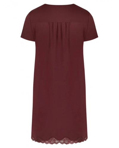 Short-sleeved nightdress Antigel Simply Perfect (Cappuccino)