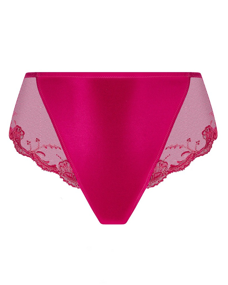 Slip taille haute Lise Charmel Splendeur Soie (Splendeur Carmin)
