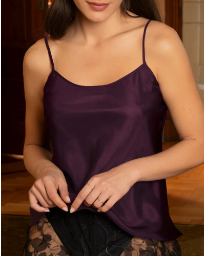 Camisole de seda Lise Charmel Variations Désir (Purple Désir)