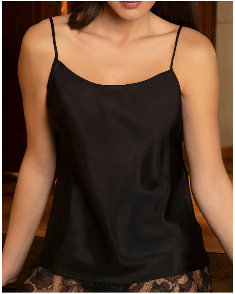 Silk top Lise Charmel Variations Désir (Black)
