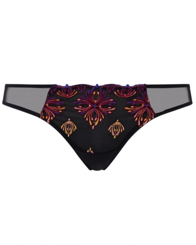 Tanga Chantelle Champs-Elysées (Noir Joyaux)