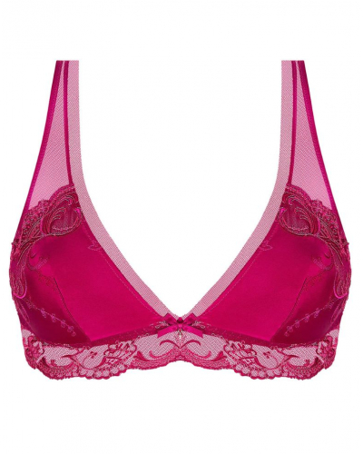 Triangle wireless bra Lise Charmel Splendeur Soie (Splendeur Carmin)