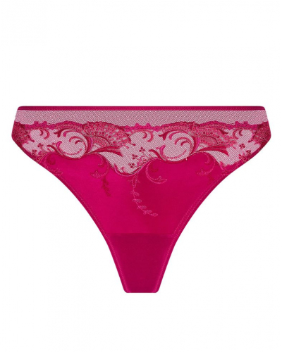 Tanga Lise Charmel Splendeur Soie (Splendeur Carmin)
