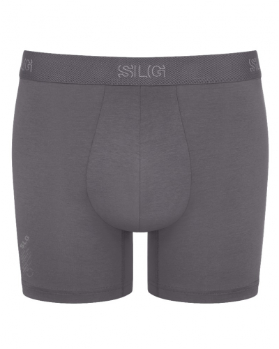 Paquete de 2 boxers largos de algodón Sloggi SLG Base (Bleu/Gris)