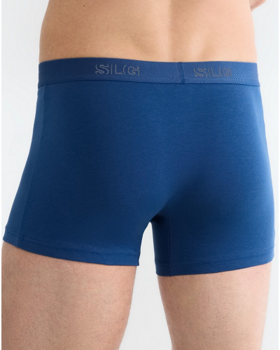 Lot de 2 boxers en coton Sloggi SLG Base (Bleu/Gris)
