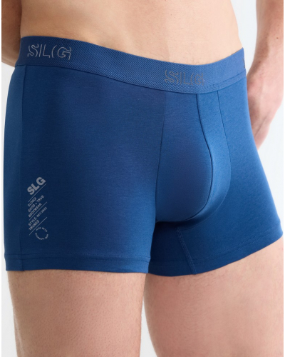 Paquete de 2 boxers de algodón Sloggi SLG Base (Bleu/Gris)