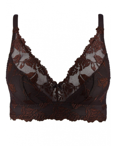 Brassière triangle mousse sans armature Aubade Softessence (Espresso)