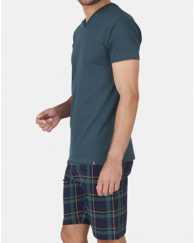 Bermuda pyjama Jersey 100% cotton Arthur (Marine)