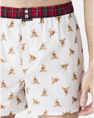 Boxer calzoncillo suspensorio 100% algodón orgánico Arthur (Ivoire)