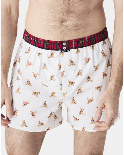 Boxer calzoncillo suspensorio 100% algodón orgánico Arthur (Ivoire)