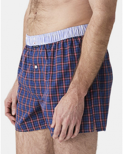 Boxer calzoncillo suspensorio 100% algodón orgánico Arthur (Marino)