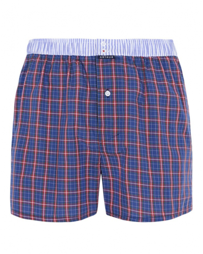 Caleçon slip à suspensoir 100% coton bio Arthur (Marine)