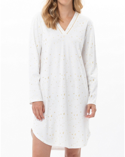 Camisón Le Chat Luna 100% algodón Interlock (Ecru)