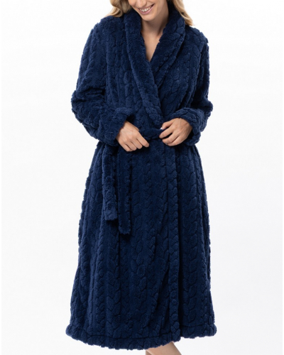 Bathrobe Le Chat Essentiel (Marine)