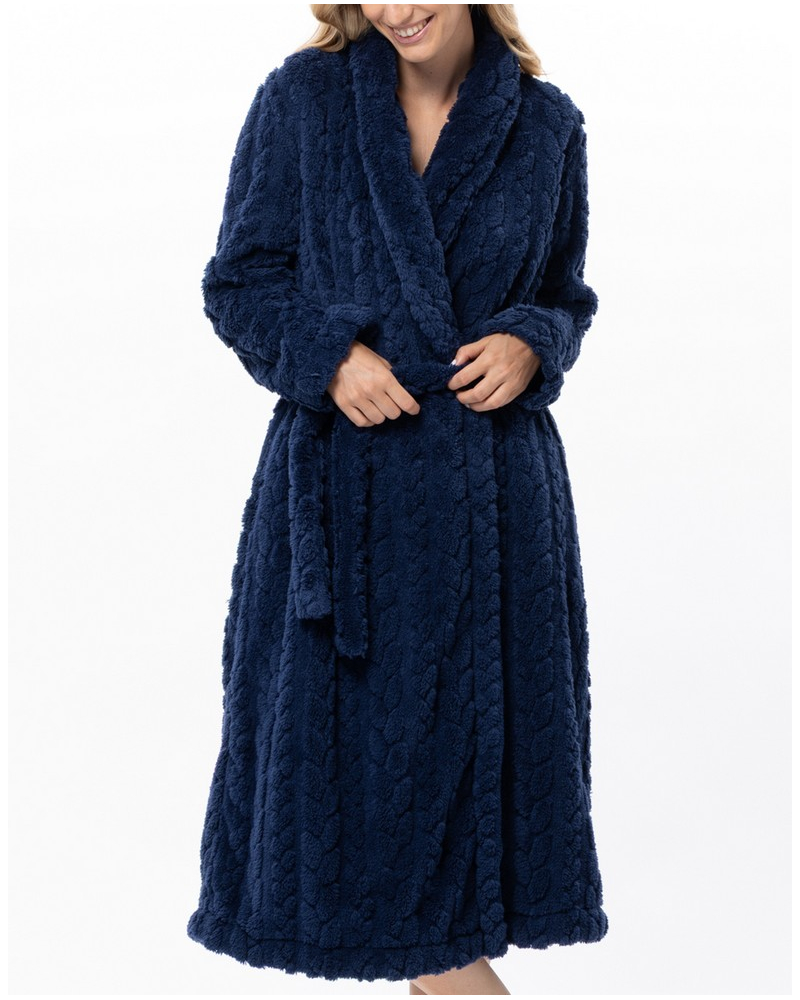 Bathrobe Le Chat Essentiel (Marine)