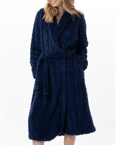 Bathrobe Le Chat Essentiel (Marine)