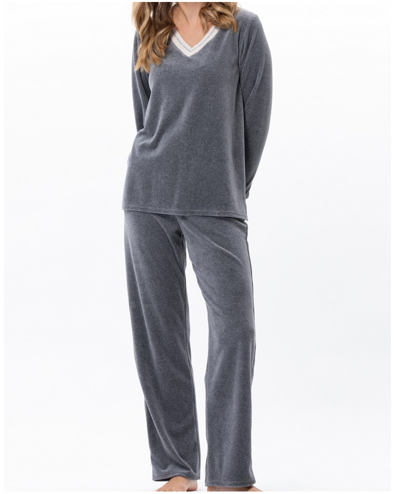 Ensemble Velours Le Chat Country (Anthracite Chiné)