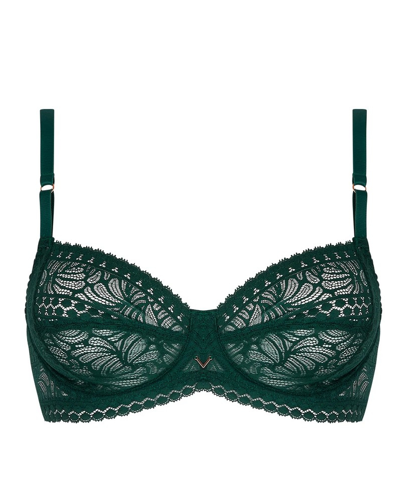 Underwired bra Antigel Atelier Séduction (Vert Anglais)