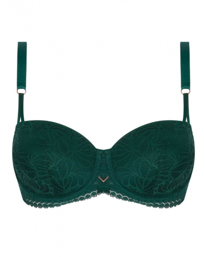Soutien-gorge coque bonnets profonds Antigel Atelier Séduction (Vert Anglais)