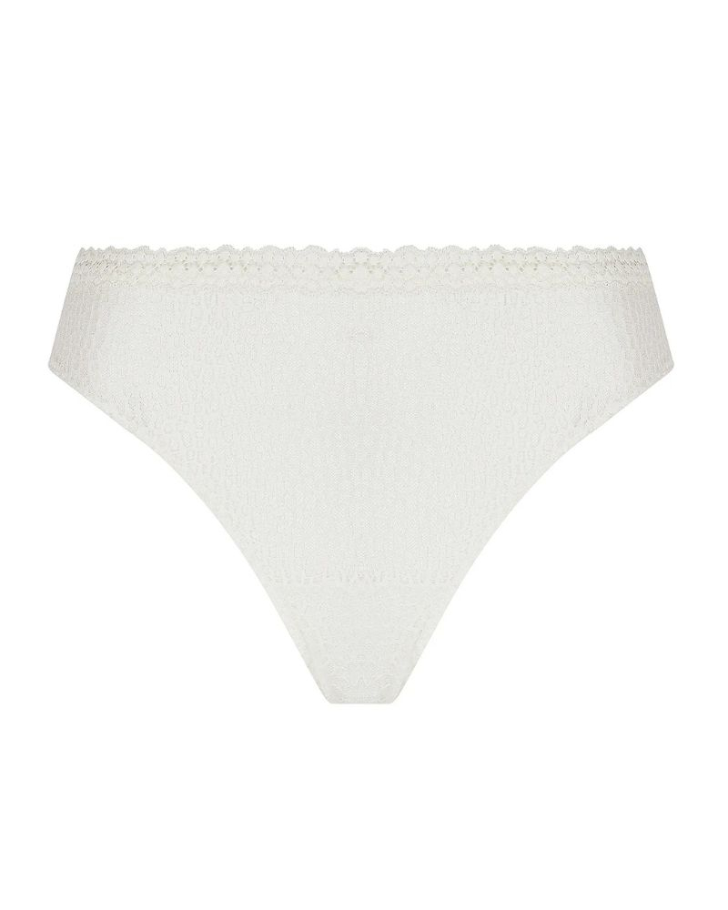 Slip charme Antigel Exquise en Dentelle (Ecru Nacre)