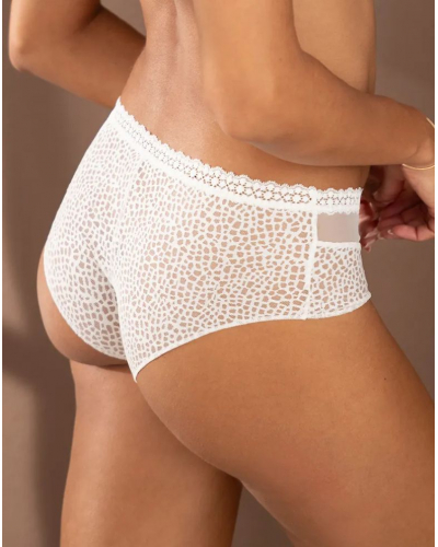 Shorty Antigel Exquise en Dentelle (Ecru Nacre)