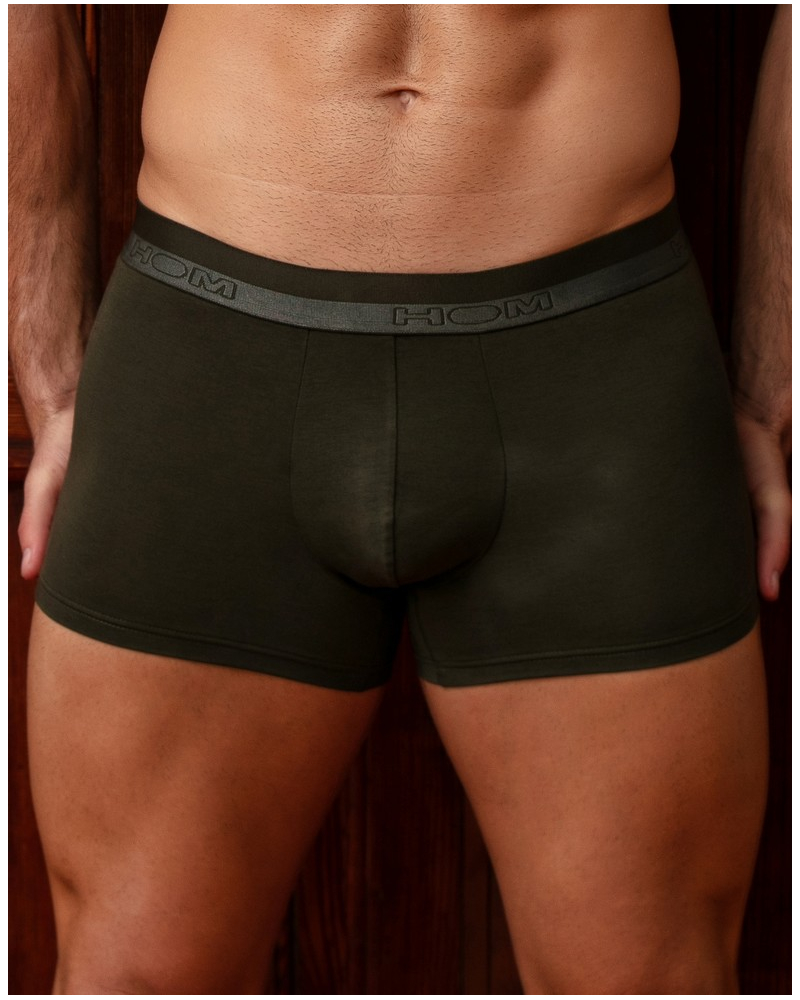 Bóxer algodón y modal HOM Classic (Dark Khaki)