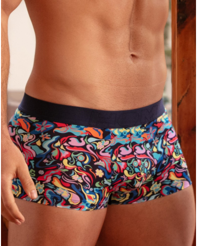 Shorty cintura sin costura HOM Psychedelic (Imprimé Multicolore)