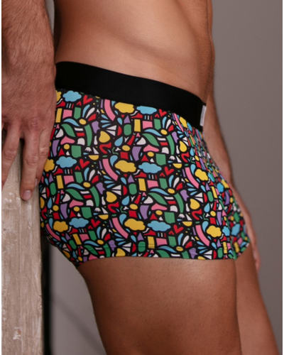 Boxer HOM x Le D Rêveries (Imprimé Multicolore)