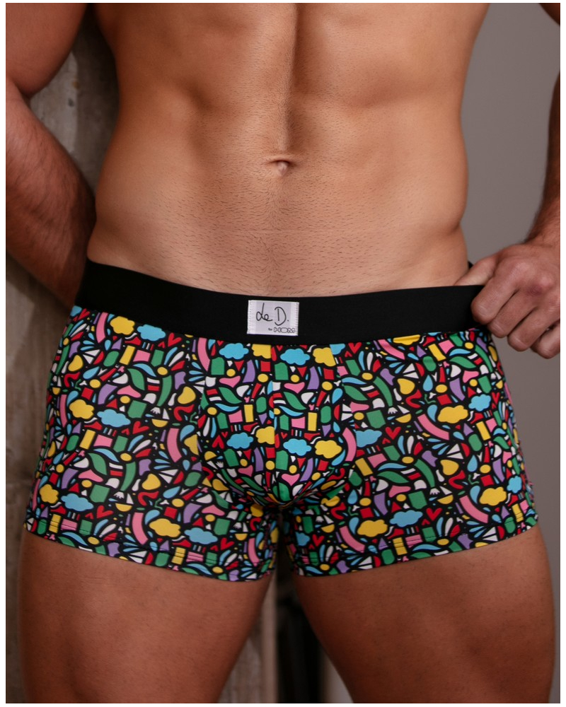 Boxer HOM x Le D Rêveries (Imprimé Multicolore)