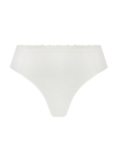 Tanga Antigel Exquise en Dentelle (Ecru Nacre)
