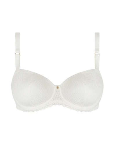 Deep cup padded bra Antigel Exquise en Dentelle (Ecru Nacre)
