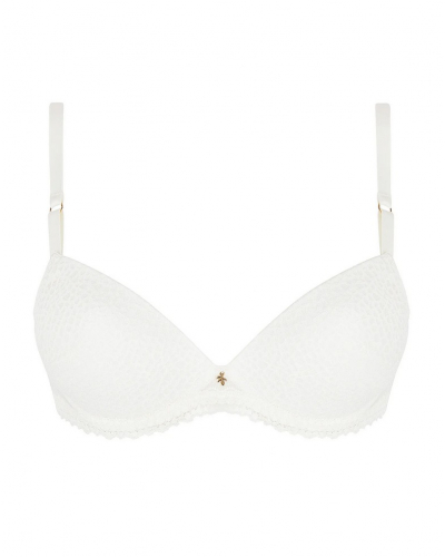 Padded bra Antigel Exquise en Dentelle (Ecru Nacre)