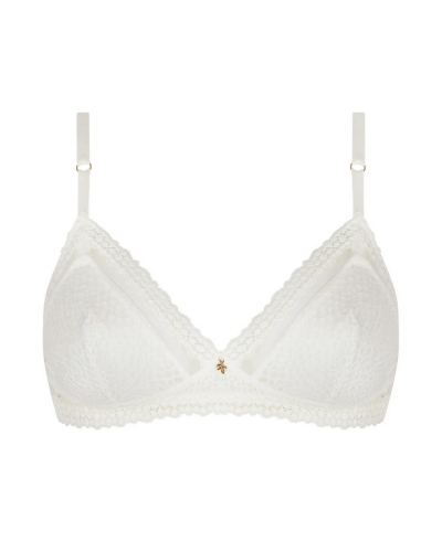 Soutien-gorge sans armature Antigel Exquise en Dentelle (Ecru Nacre)
