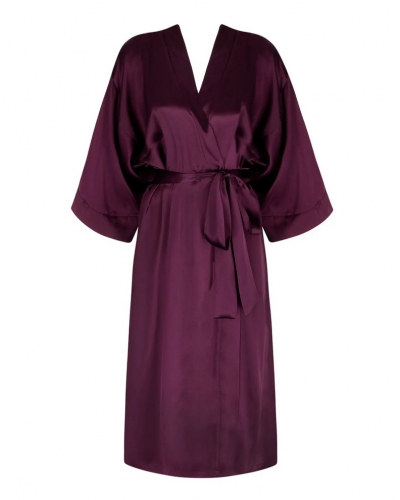 Déshabillé en soie Lise Charmel Elégance Artist (Orchidée Artist)