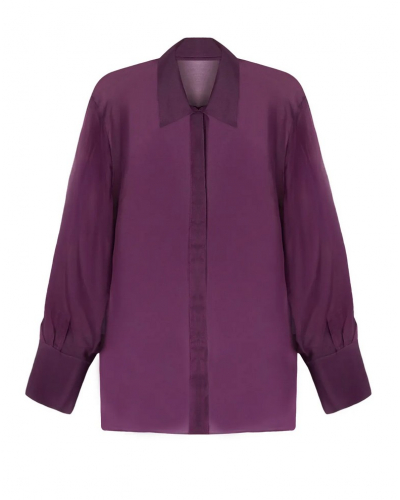 Camisa 100% seda Lise Charmel Variations Désir (Purple Désir)