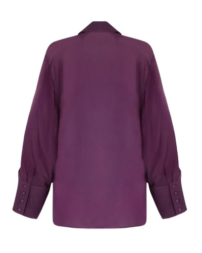 Chemise 100% soie Lise Charmel Variations Désir (Purple Désir)