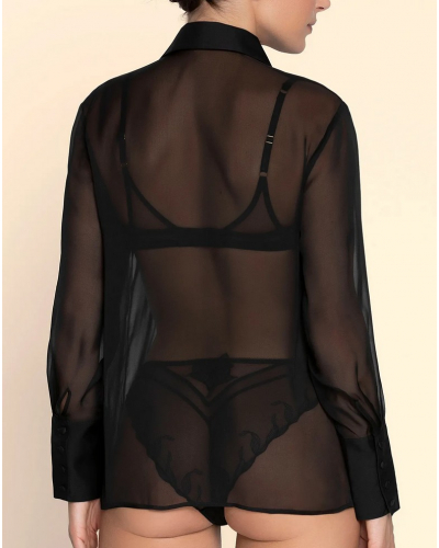 Chemise 100% soie Lise Charmel Variations Désir (Noir)