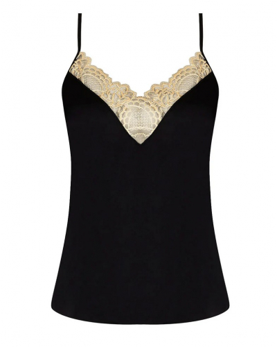 Camisole de seda Lise Charmel Sublime en Or (Noir Eclat)