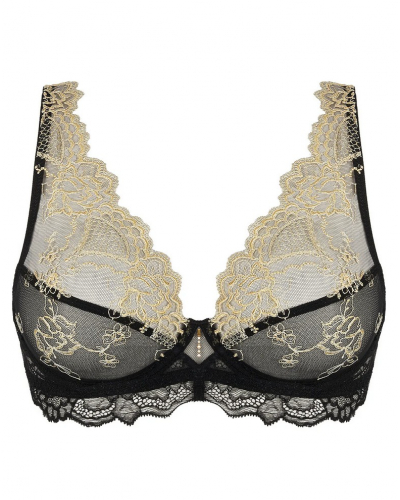 Sujetador glamuroso Lise Charmel Sublime en Or (Noir Eclat)