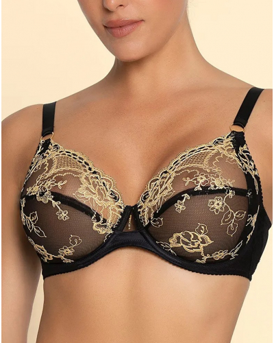 Wellness underwired bra Lise Charmel Sublime en Or (Noir Eclat)