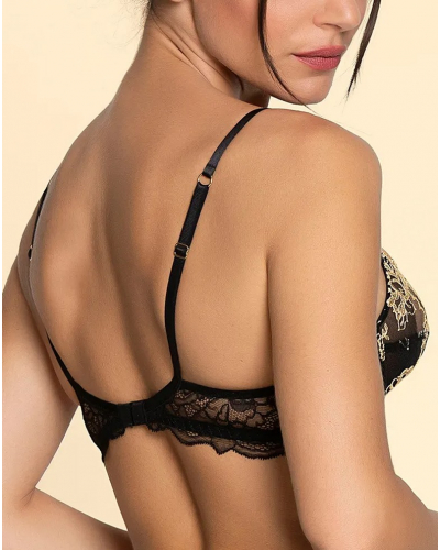 Soutien-gorge armatures Lise Charmel Sublime en Or (Noir Eclat)