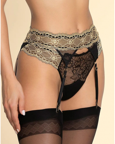 Porte jarretelles Lise Charmel Sublime en Or (Noir Eclat)