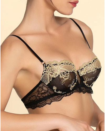 Sujetador corbeille Lise Charmel Sublime en Or (Noir Eclat)