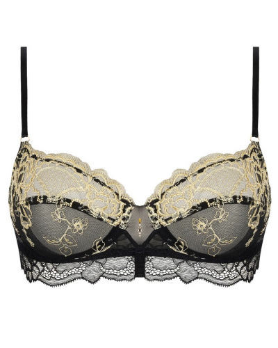 Soutien-gorge corbeille Lise Charmel Sublime en Or (Noir Eclat)
