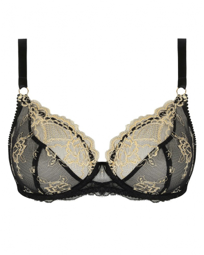 Soutien-gorge corbeille bien-être Lise Charmel Sublime en Or (Noir Eclat)