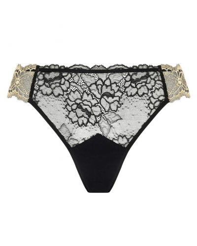 Seduction brief Lise Charmel Sublime en Or (Noir Eclat)